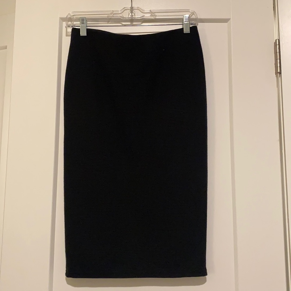 NWOT NEVER WORN Primark Black Midi Pencil Skirt Size 6